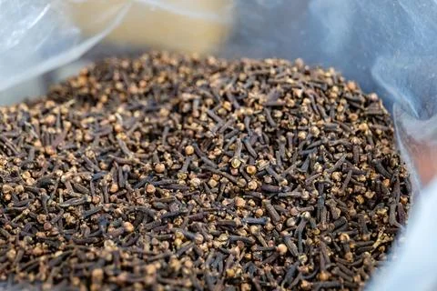 Spice Aromas Cloves in a Rustic Setting Stock Photos
