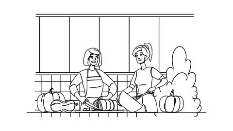 Spice baking pumpkin pie vector Stock Illustration