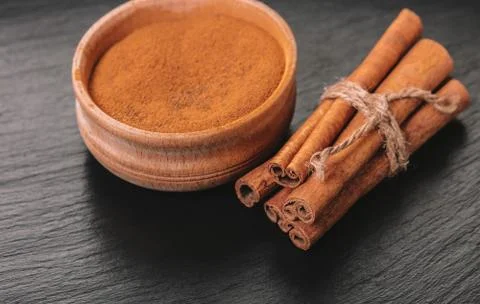 Spice cinnamon close-up Stock-Fotos