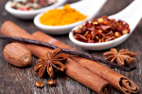 Spice collection Stock Photos