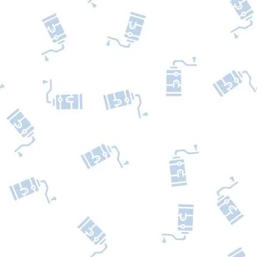 Spice grinder glyph vector seamless pattern Illustrazione stock