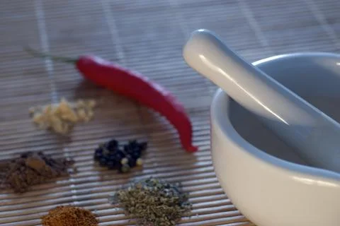 Spice grinder Stock Photos