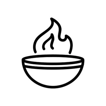 Spice icon vector. Isolated contour symbol illustration Stock Illustration