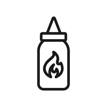 Spice icon vector. Isolated contour symbol illustration Stock Illustration