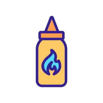 Spice icon vector. Isolated contour symbol illustration Stock Illustration