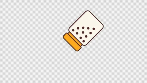 Spice jar animation 스톡 동영상 318053743