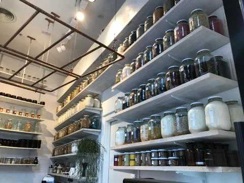 Spice Jars Stock Photos