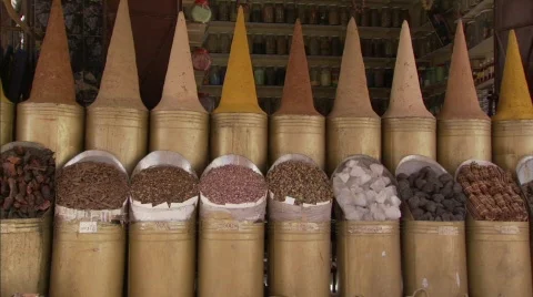 Spice market 스톡 동영상 400648