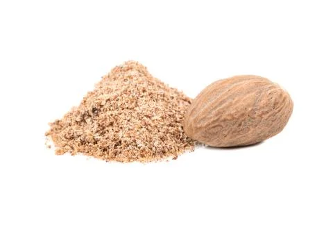 Spice nutmeg Stock Photos