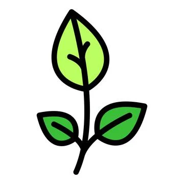 Spice oregano icon vector flat Illustrazione stock