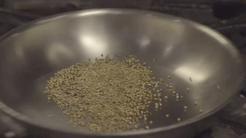 Spice in pan 100 Stock Footage 113501072