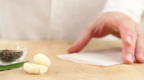 Spice sacks being made Stock Footage 24651523