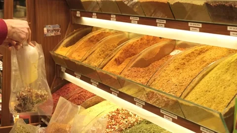 Spice shop Stock Footage 170659070