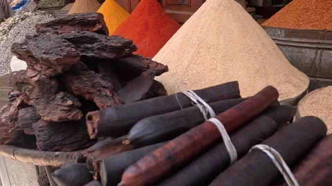 The spice souk in marrakech, morocco Stock Footage 256307317