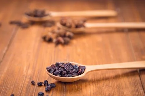Spice in spoon Stock Photos