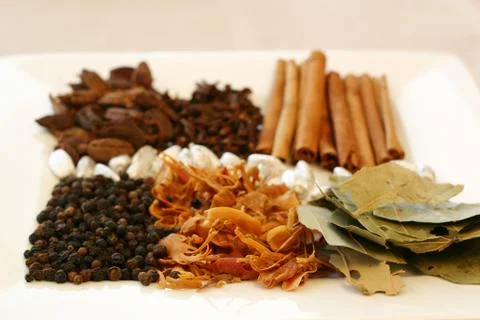 Spice tray Stock Photos