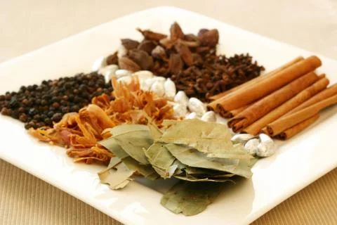 Spice tray Stock Photos