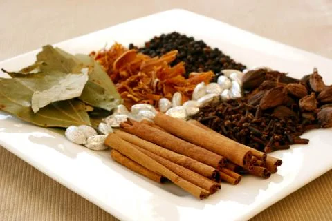 Spice tray Stock Photos