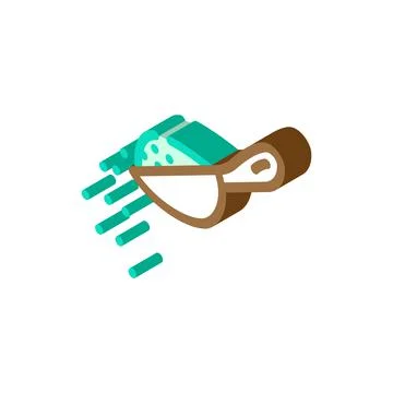 Spices add isometric icon vector illustration Stock Illustration