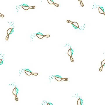 Spices add vector seamless pattern Stock Illustration