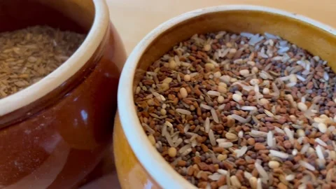 Spices and herbs Stock Footage 212603406