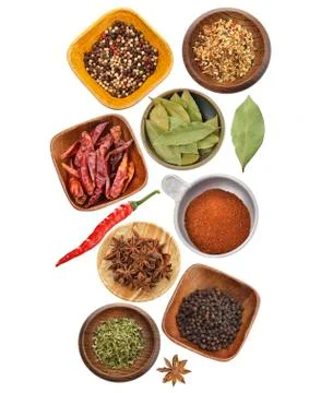 Spices and herbs Stock Photos