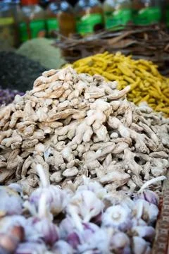 Spices and herbs Stock Photos