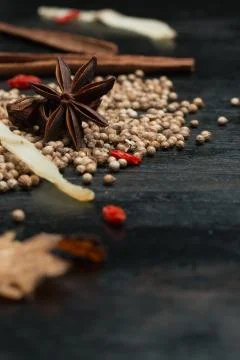 Spices and herbs Stock Photos