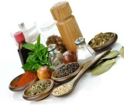 Spices arrangement Stock Photos