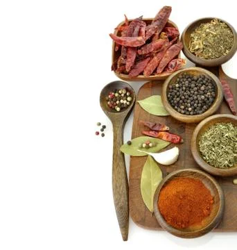 Spices assortment Stock Photos