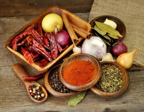 Spices assortment Stock-Fotos