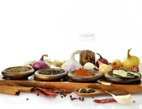 Spices assortment Stock Photos