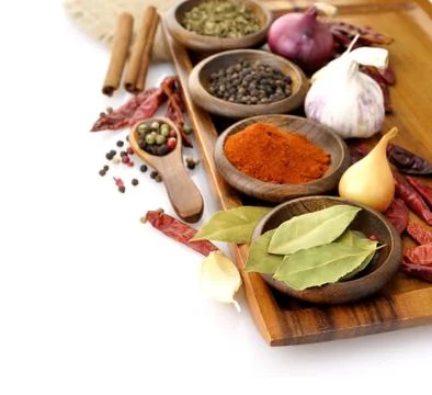 Spices assortment Foto stock