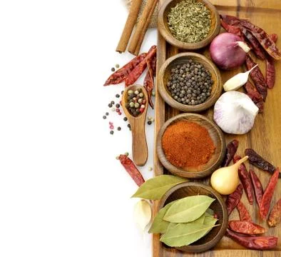 Spices assortment Stock Photos