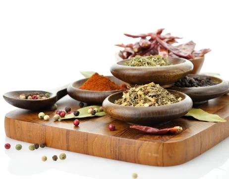 Spices assortment Stock Photos