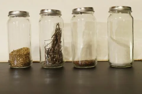 Spices in a bottle Stock Photos