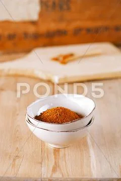 Spices Chicken BBQ Rub mix of Herbs, shallow dof Stock Photos