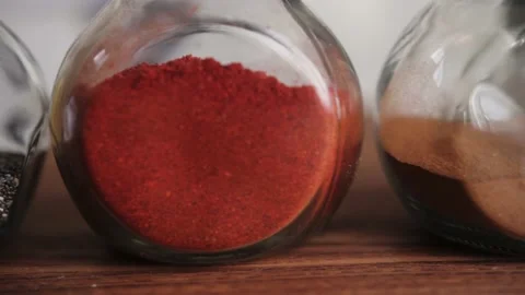 Spices close-up, Middle eastern and arabian culture. Seasoning and flavors Stock Footage 186286721