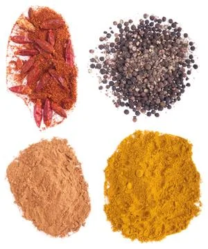 Spices collection Stock Photos