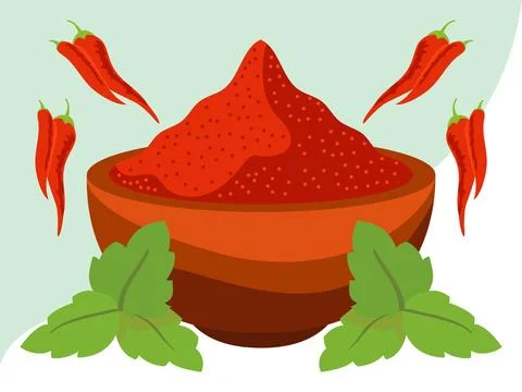 Spices Concept Illustration Stock Illustration