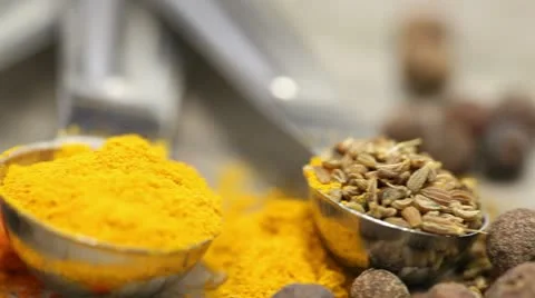 Spices Stock Footage