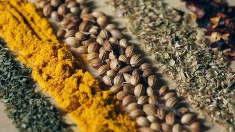 Spices Stock Footage 75521750