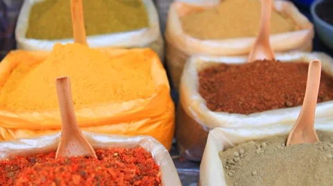 Spices of India Stock Footage 7905021