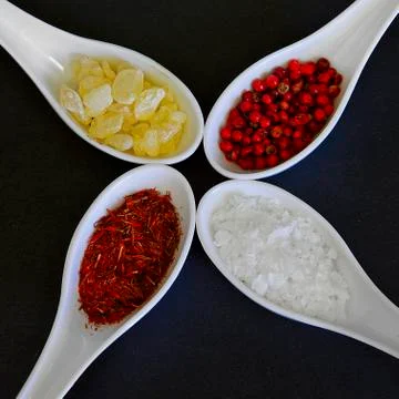 Spices. Isolated. Stock Photos