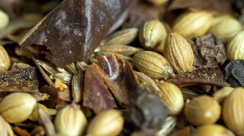 Spices macro close up Stock Footage 45831158