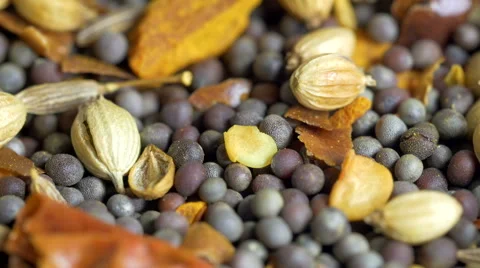 Spices macro close up Stock Footage 45831647