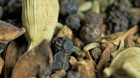 Spices macro close up Stock Footage 45831823