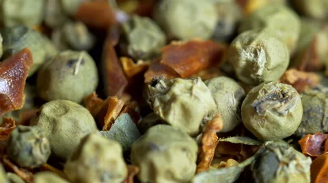 Spices macro close up Stock Footage 45831970