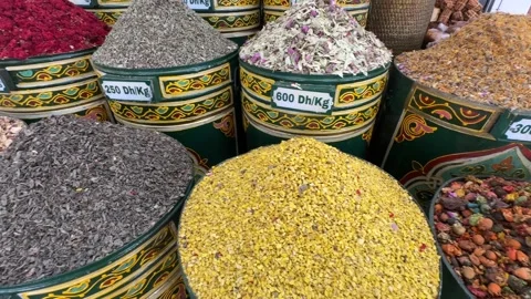Spices at the Marrakech Stock Footage 288335515