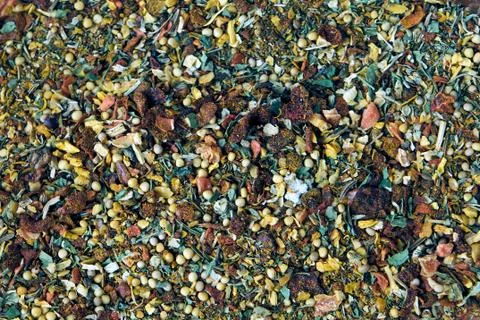 Spices for meat background Stock Photos